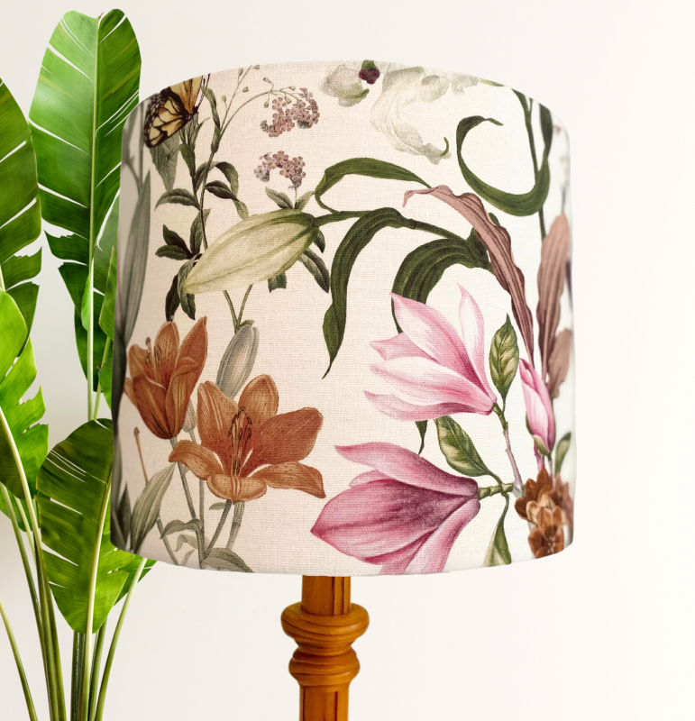 Flowers On Canva Lampshade Hello Boho Handcrafted Lampshades   38 E1694144387647 771x800 